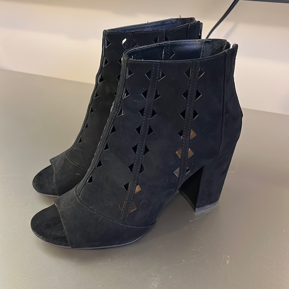 Suede Ankle Booties